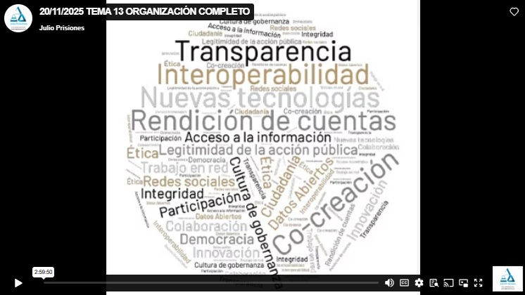 En este momento estás viendo Tema 13 de Organización (2025)