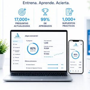 Plataforma de Test y Supuestos 50€/año completo (pago único)